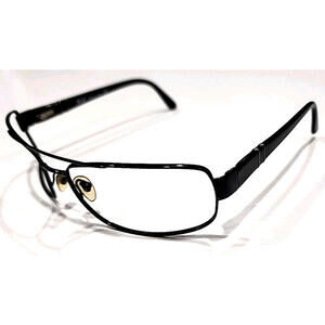 Persol 2279-S 522/31 No Lenses Black Metal Rectangle Sunglasses Frame 61-17  130